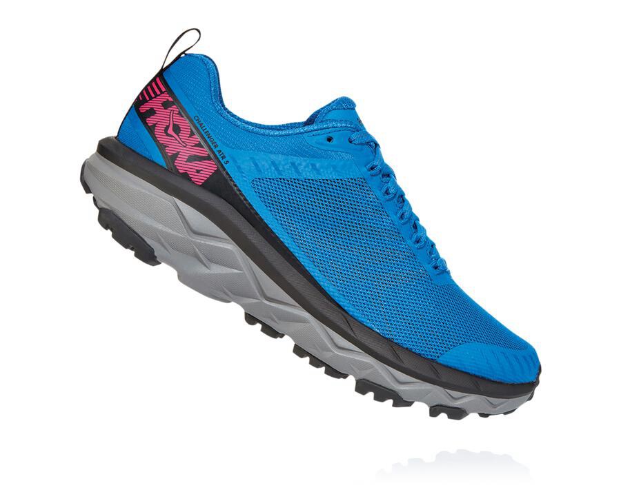 Zapatillas Trail Hoka One One Mujer - Challenger Atr 5 - Azules - CSQ138624